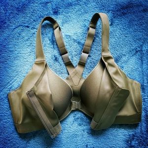 Victoria's Secret Knockout Sports Bra Olive Green